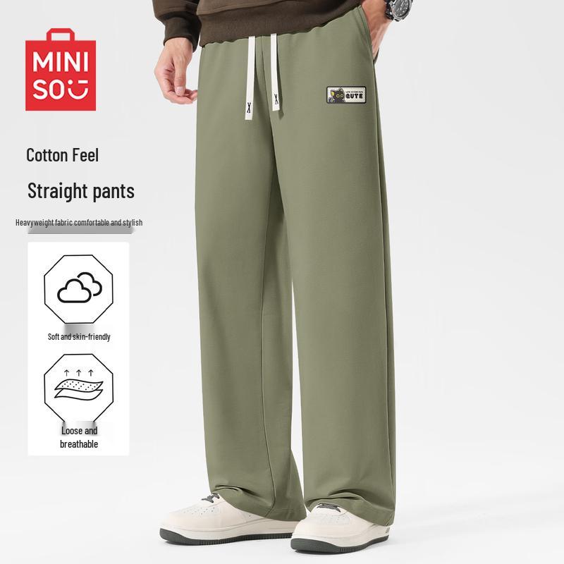 MINISO Men s Straight-Leg Casual Sport Pants 3XL