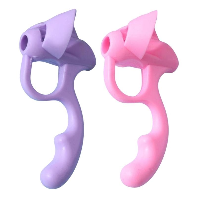 Пятипальцевый силиконовый держатель для ручки Эргономичные держатели для ручек Захваты Помощь при письме Захват Держатель для карандаша Захваты для малышей-учеников