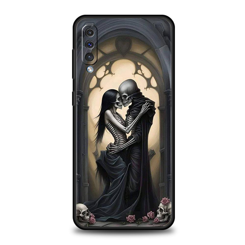 

Love Skeleton Skull Phone Case For Samsung Galaxy A56 A36 A26 A34 A17 A16 A06 A14 A12 A54 A72 A24 A22 A20e A52 A50 A40 A32 Cover Samsung A50