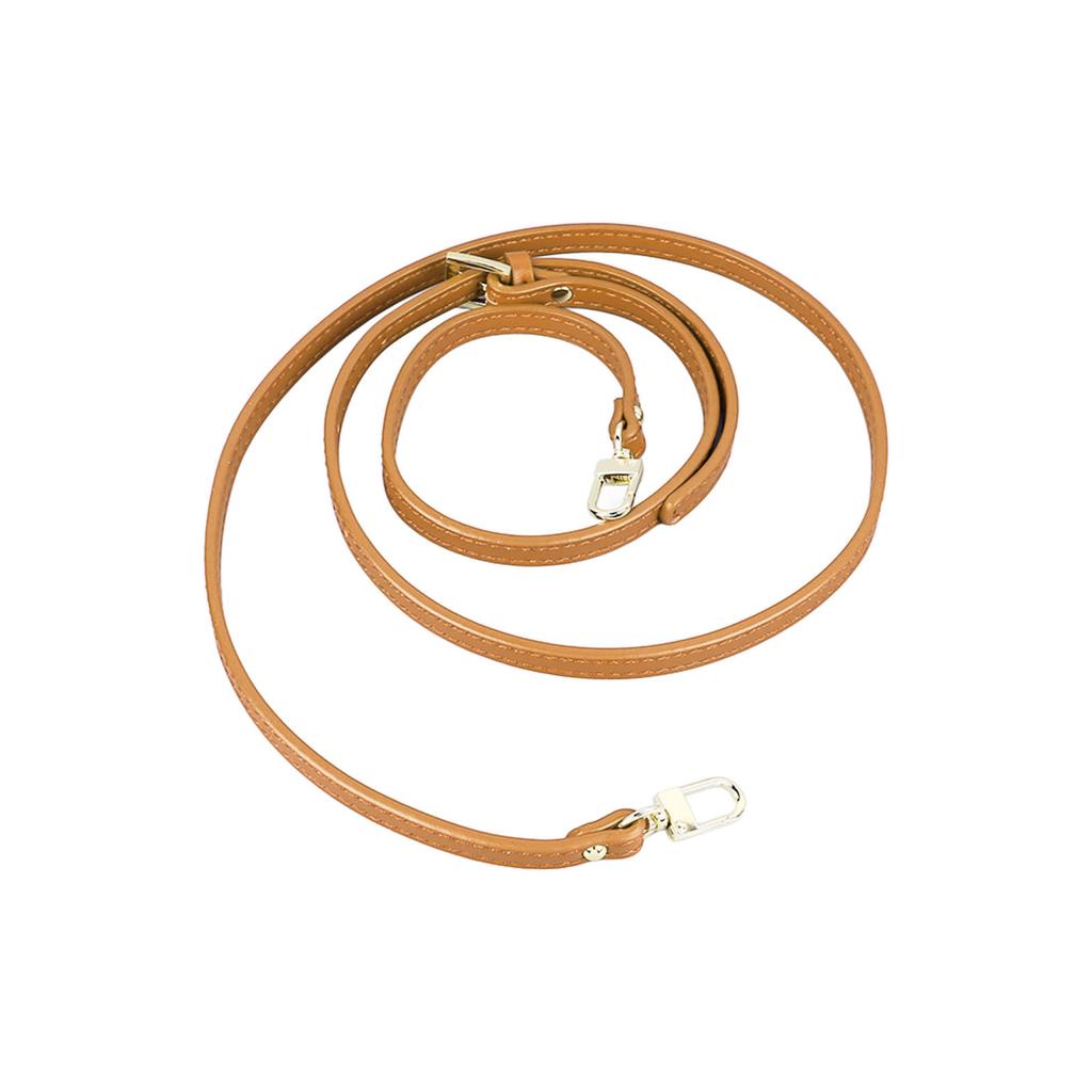Leather Bag Strap 41.33 to 48.03in 0.35in Wide Replacement Shoulder Strap for Purse Handbag