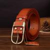 Dip-Dyed Wax Top Layer Vegetable Tanned Cowhide Water-Dyed Belt Men'S Genuine Leather Retro Trend Casual Jeans Belt Men