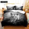 Lion Bedding Set Duvet Cover Set 3d Bedding Digital Printing Queen Size Bedding Set Fashion Design