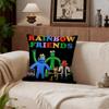 Horror Rainbow Friends Cushion Cover Cushion Cover Set 4Pcs 50x50 45x45 40x40 Pillowcase Decorative Sofa Home Decor