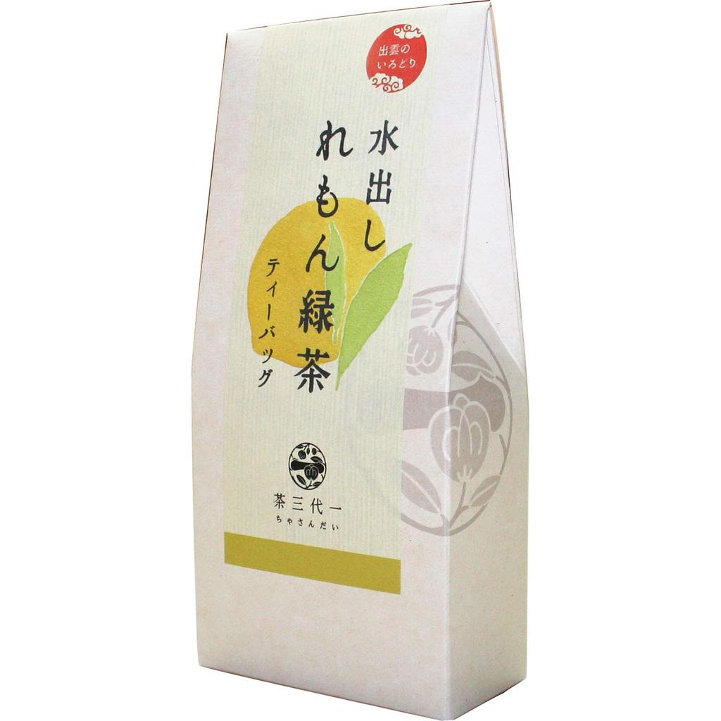 Chasandaiichi Irodori Serie Cold Brew Zitrone Grüntee, 5g x 5 Teebeutel x 2