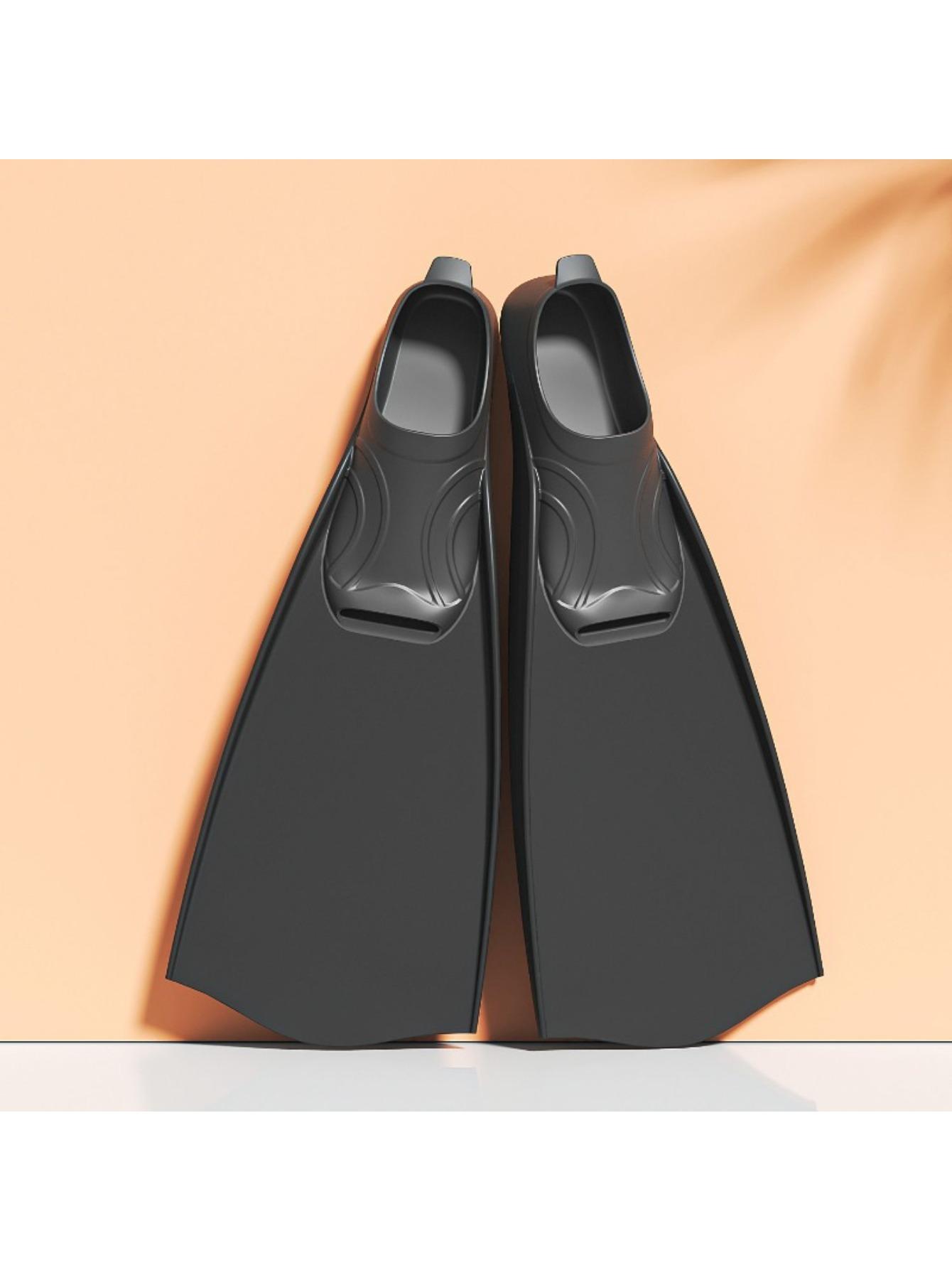 Diving Frog Shoes Flippers Free Diving Men s and Women s Foot Snorkeling Long Flippers XS(old) чёрный