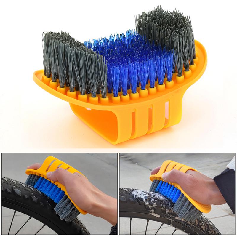 Bicycle Cleaning Set Chain Cleaning Gear Tire Brush Bicycle Tool Multitool Washing Gloves For Washing Chain Box