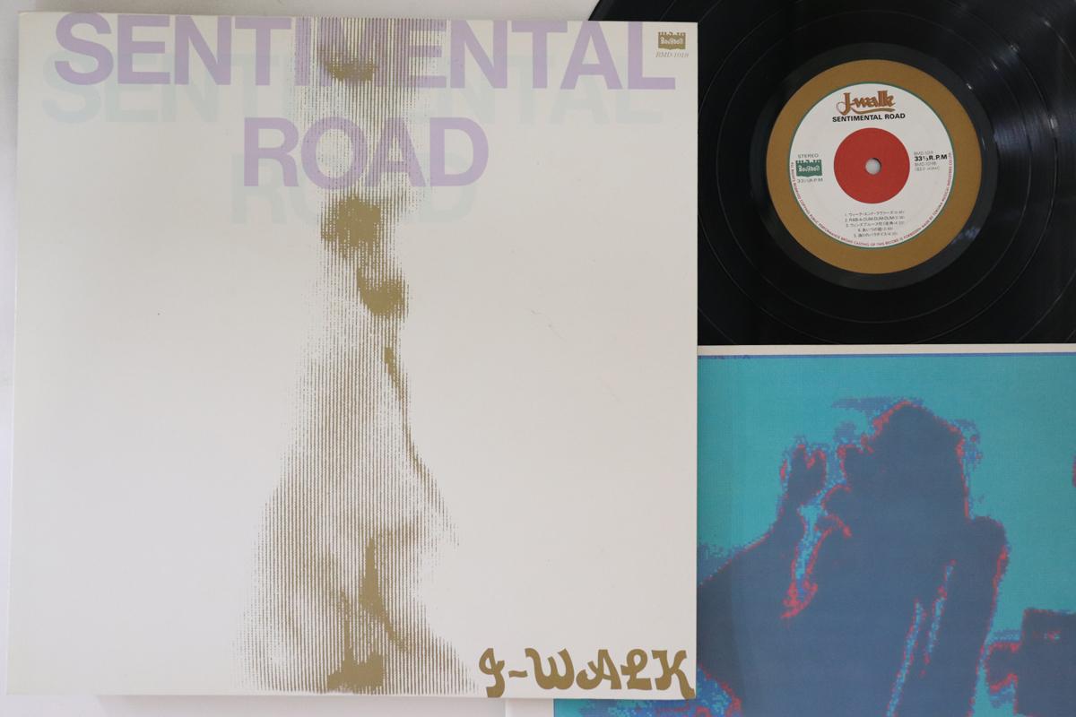 

LP Record J WALK - Sentimental Road BMD1019 BOURBON 1983 Japan Japanese Pop/Rock Used