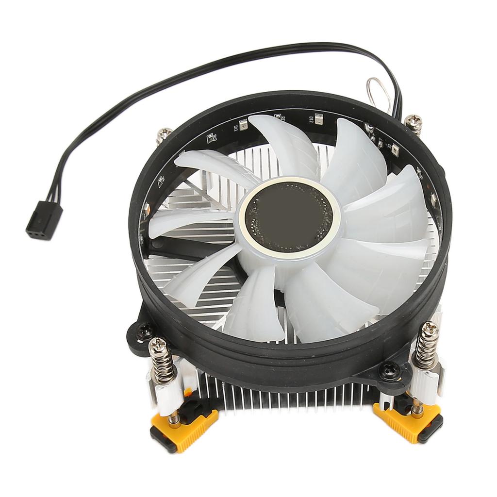 Radiator Cooler CPU Viteză Mare Silențios 3 Fire Aluminiu Ventilator Răcire Aer Calculator Desktop Jos