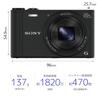SONY WX350 Digital 20x Optical Black Cyber-shot Camera, Zoom, (DSC-WX350-B)