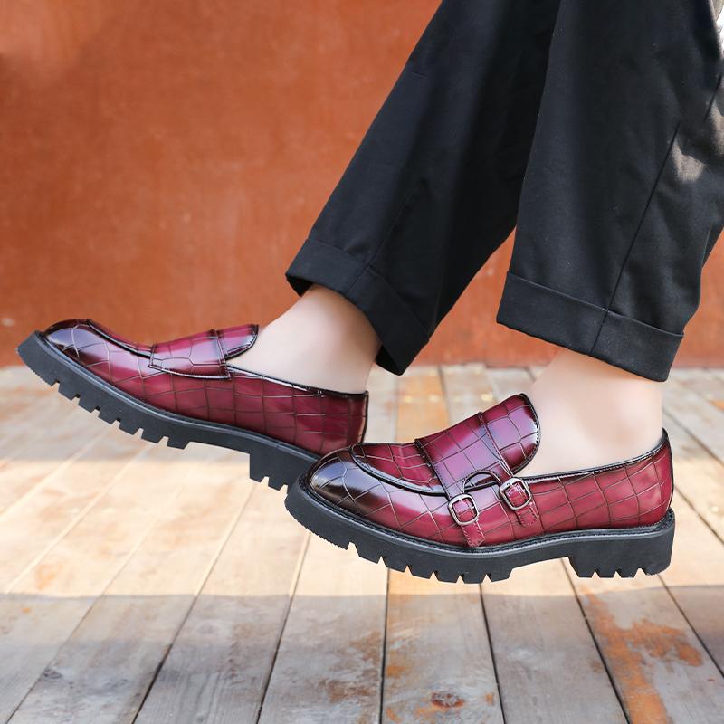 Fashion PARZIVAL Men Leather Shoes Loafers Business Shoes Work Male Casual Moccasins Driving Footwear Zapatos De Vestir Hombre