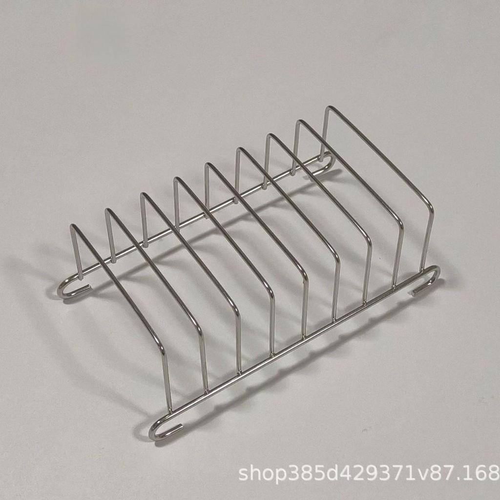 Stainless Steel Double-Layer Air Fryer Grill Rack with Skewers