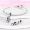 Charm Bead Charms Authentic copper Blue Travel Camera Pendant Bead Charms Compatible With Bracelets Diy Fine Gift Women Delicate Jewellery Accessory