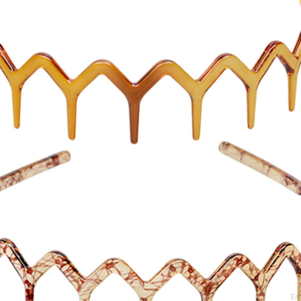 3 Pack Fashion And Versatile Zigzag Headbands for Women Girls