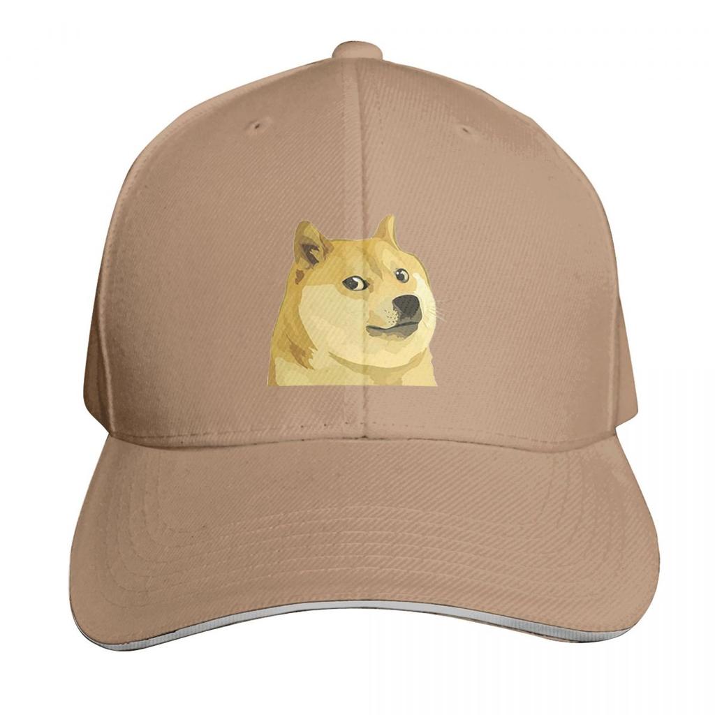 Doge The Dogecoin Funny Bitcoin Cap Fashion Casual Baseball Caps Adjustable Hat Hip Hop Summer Unisex Baseball Hats