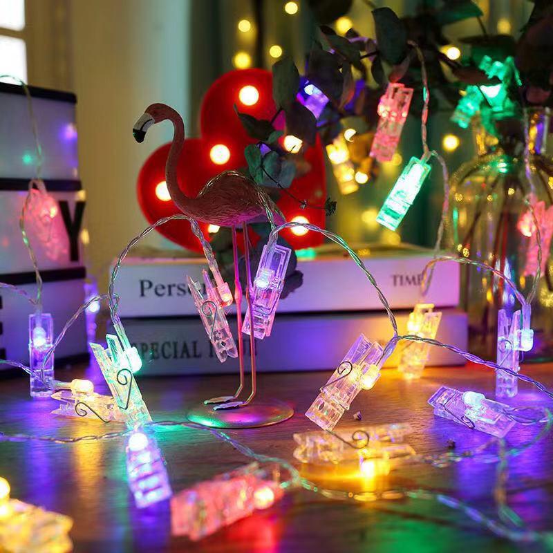 Star Photo Clip String Lights - Creative Room Decoration & Night Light Gift