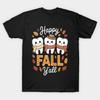 Tooth Teeth Happy Fall Y'all Dental Dentist Thanksgiving T-Shirt