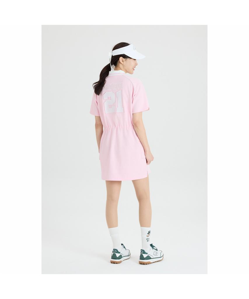 Goldeunbeeo (W) Pique Polo Collar One-Piece G5Uam26231Pix