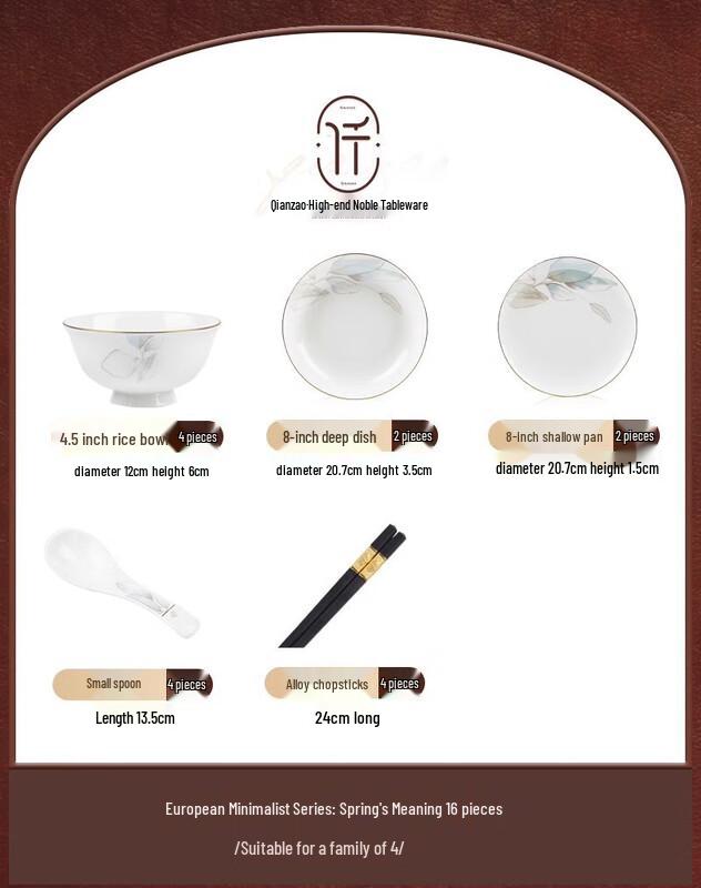 Mode Lanka Scenic Ceramic Dinnerware Set