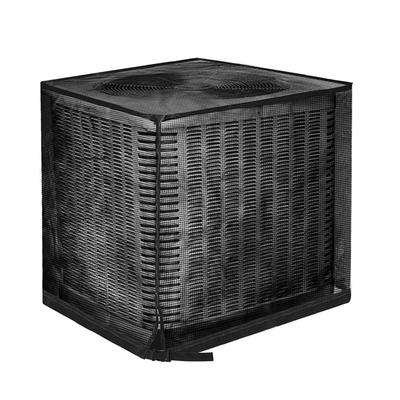 Skydd för luftkonditioneringens utomhusdel PVC-belagt fibernät Utomhusskydd för AC 90 X 90 X 100cm