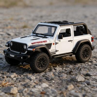 1:24 Jeeps Wrangler Rubicon SUV Legierung Auto Modell Simulation Diecasts Metall Geländefahrzeuge Auto Modell Sound Licht Kinder Spielzeug Geschenk