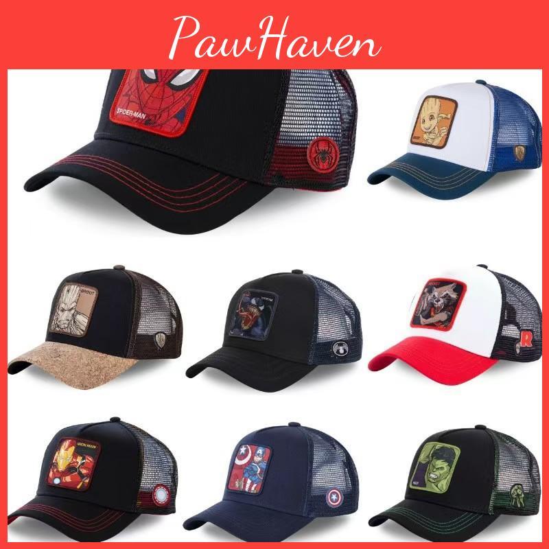 Iron Man Green Giant Embroidered Cotton Baseball Cap With Sun Protection For Casual Wear