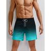 Herre badeshorts, hurtigtørkende og pustende, er perfekte for basseng, treningsstudio og utendørsaktiviteter.