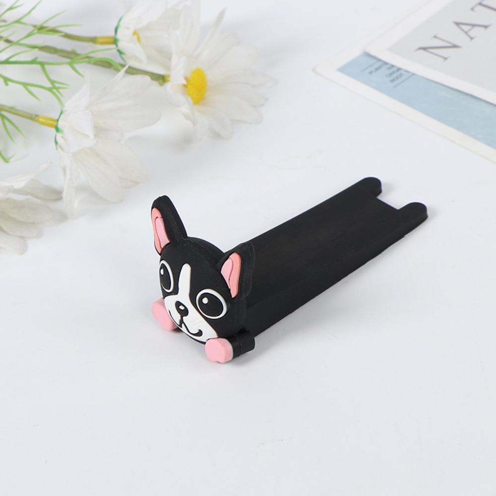 Reusable Block Wedge Doorstops Silicone Floor Holder Cartoon Door Stop