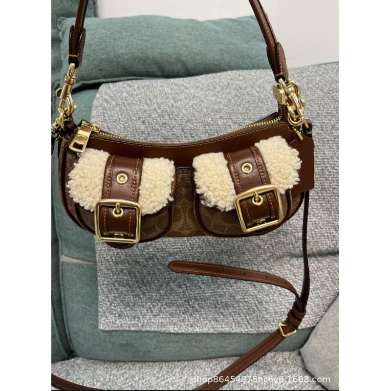Sieviešu ādas portfelis Ashton 25cm Retro
