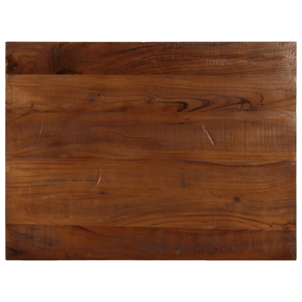 Vidaxl Blat Stołu, 90X70X2,5 Cm, Prostokątny, Lite Drewno Z Odzysku