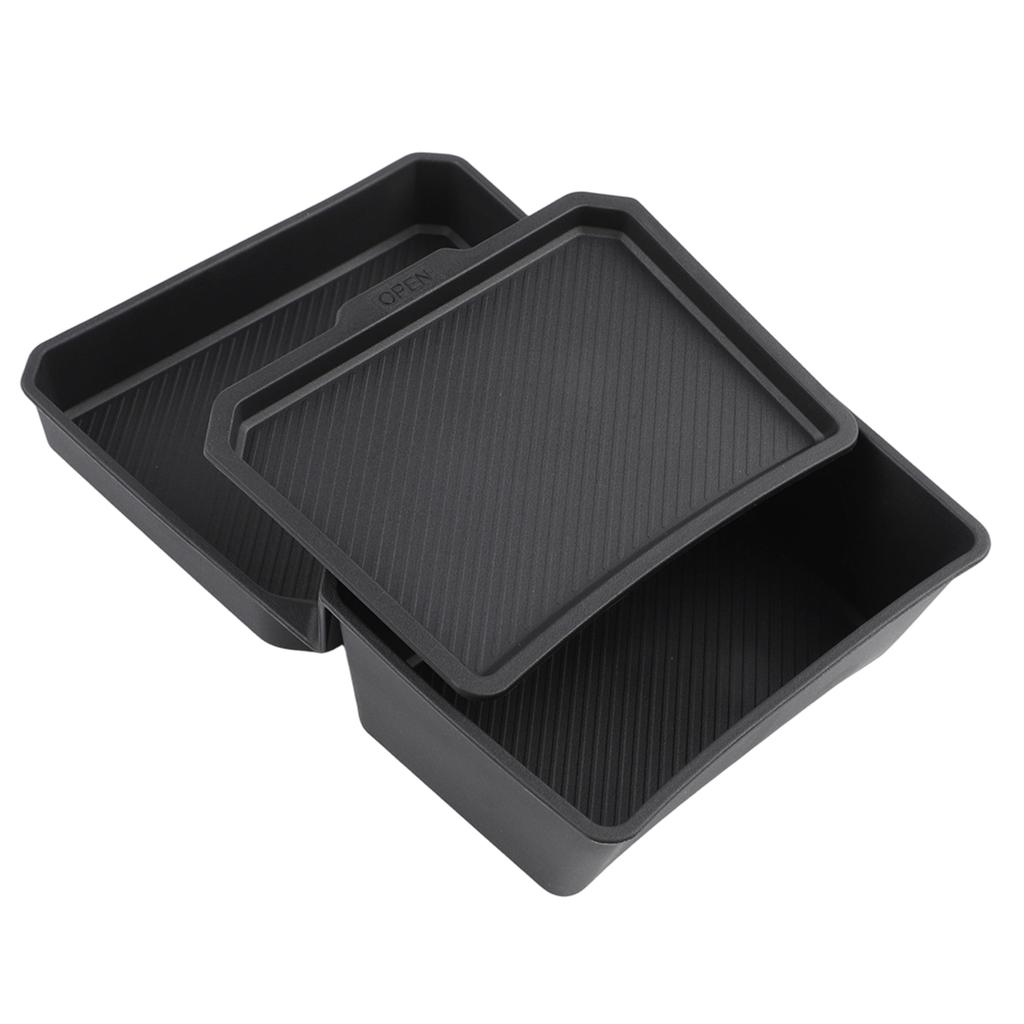 FOR KIA FOR EV3 Center Console Lower Storage Box Replacement Car Tray TPE Organizers Accessories Tidying