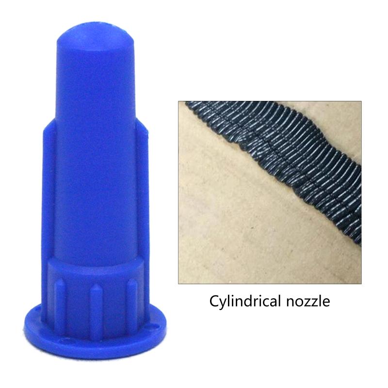10 Pz Ugelli Conici Cilindrici per Cartuccia Sigillante Ugello Punte Spray Pratico Erogatore di Sigillante Siliconico