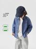 2026 Boys' European Denim Shirt Jacket - New Spring/Autumn Kids' Trendy Clothing