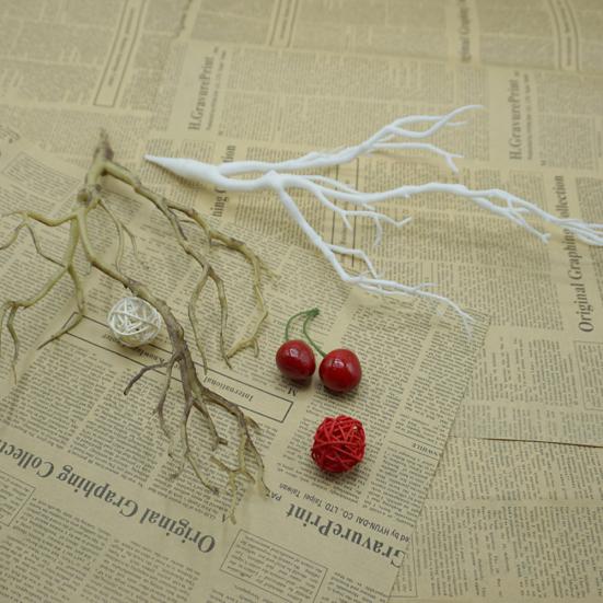 Small Dried Tree Artificial Branch Plant DIY Craft Wedding Party Home Decor