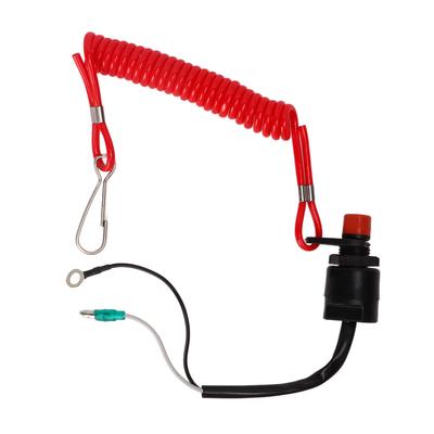 Marine Outboard Engine Stop Switch Waterproof Light ABS Engine Emergency Flameout Switch for T4 6E0?82575?00