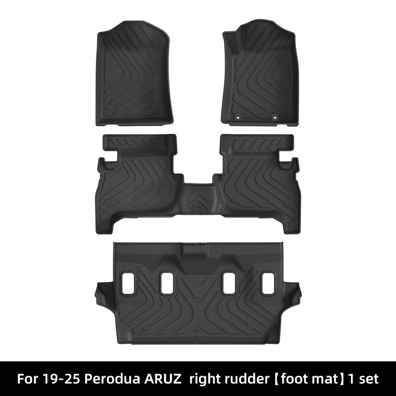 Perodua ARUZ 2019-2025 TPE Car & Trunk Floor Mats