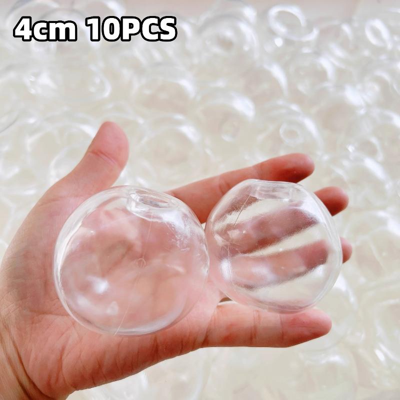 10Pcs 4/5/6Cm Empty Water Ball Skin Stress Relieving Hand-Made Empty Ball Shell Diy Ball Skin Toy Water Ball Filling Accessories