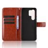 For itel Super 26 Ultra PU Leather Case with Strap Crazy Horse Texture Phone Wallet Cover