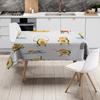 Colorful Avocado Tablecloth Design for Dining Room Decoration Rectangular Home Textiles Made from 100% Cotton Fabric (White)