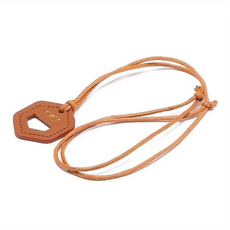Stylish Durable Hanging Glasses Holder Fresh Sweet PU Leather Sunglasses Rope Portable Eyewear Accessory for Outdoor