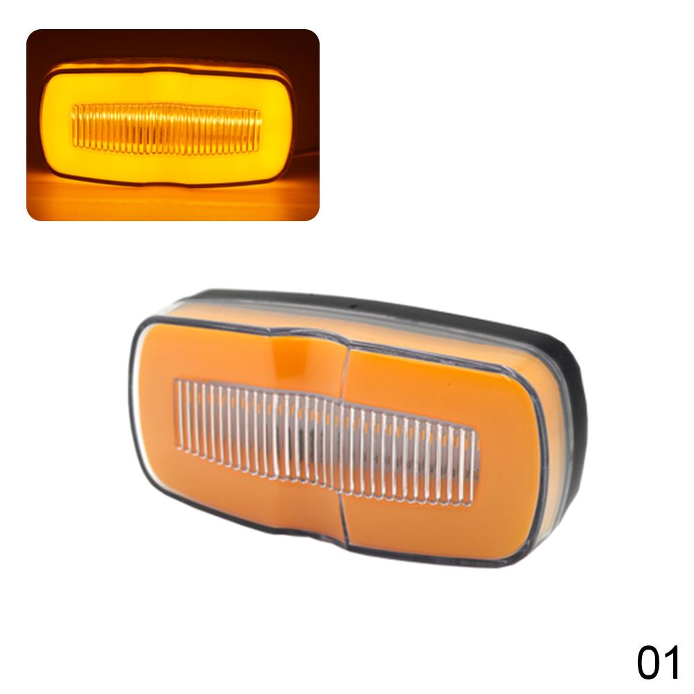 12V 24V LED Side Marker Lights Car External Lights Warning Tail Light Signal Brake Lamps for Truck Trailer Lorry Bus 28LED