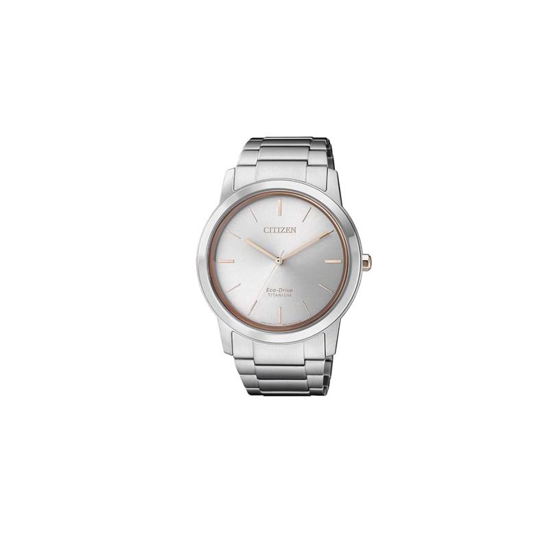 

CITIZEN 50 meters waterproof, solar Quartz, titanium strap, , 41.3mm, same style for men and women, white dial AW2024-81A синій