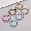 Elegant Glass Bead Bracelet Set 30pcs Colorful Bohemian Beads Anklets Bracelet Statement Bead Bracelet Set