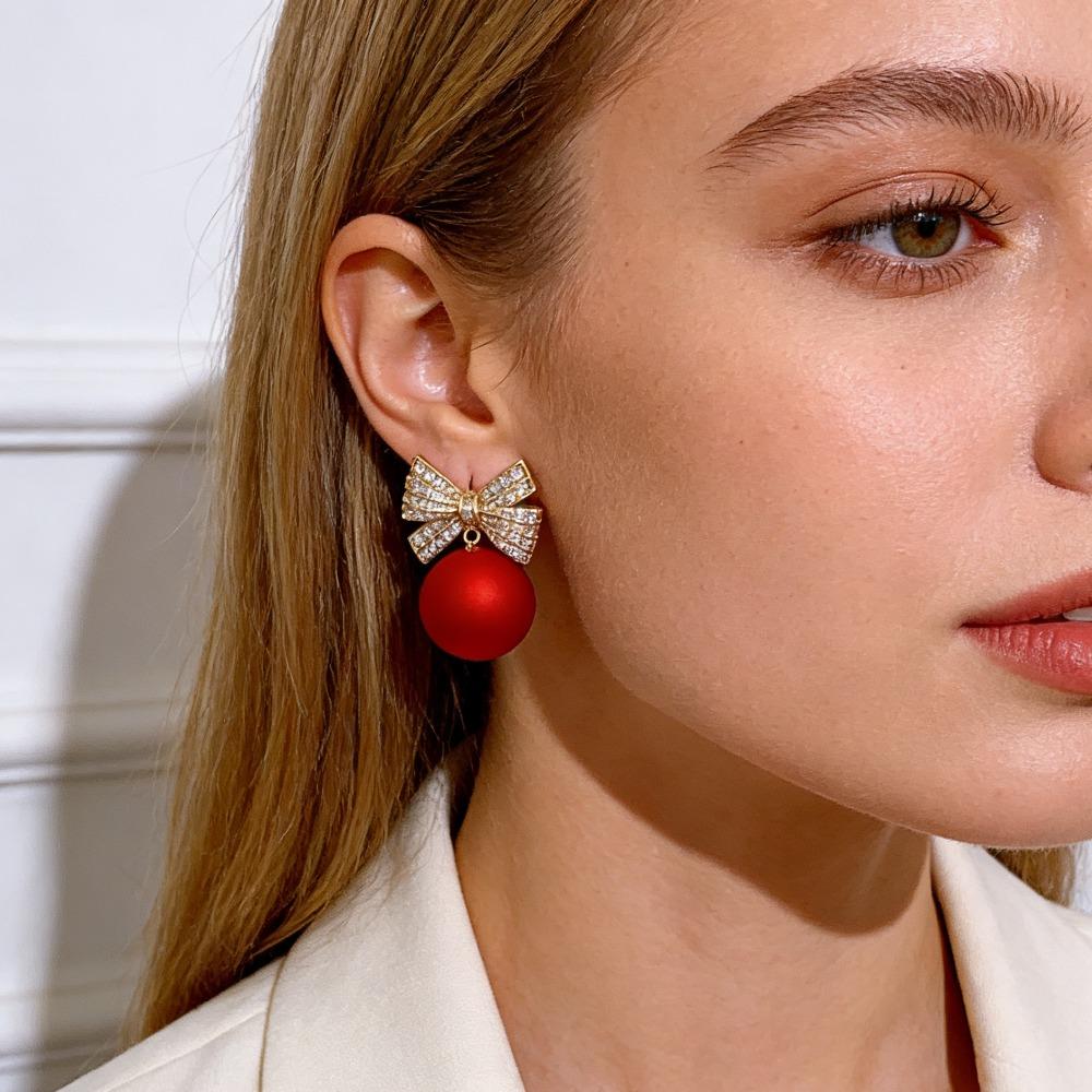 Women's Trendy Elegant Temperament Pearl Earrings, Sweet High End Design Fashion Jewelry Accessories for Daily & Party Wear