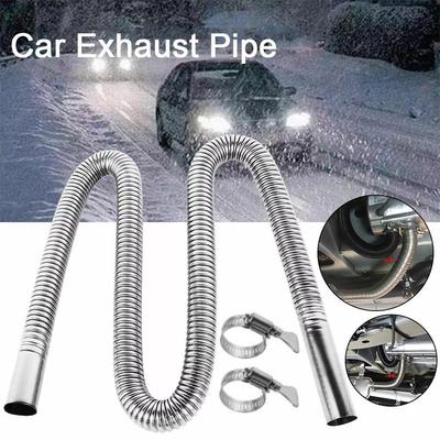 Double-layer Stainless Steel Exhaust Pipe 60/100/150 Ir Diesel Parking Heater Stainless Steel Exhaust Pipe Tube Gas Vent Hose