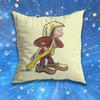 monkey Curious cute George Holder Pillow for Sofa Seat Chair DecorativeModern Home Decor Print Throw Cushion
