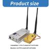 1.2Ghz 8CH 1.5W 1500MW Wireless Transmitters Video Transmitters Receiver for FPV Four Helicopter