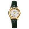Hot Selling Women's Quartz Watch with Leather Strap and Rhinestone Design - Elegant Flowing Sand Fashion Ladies Wristwatch