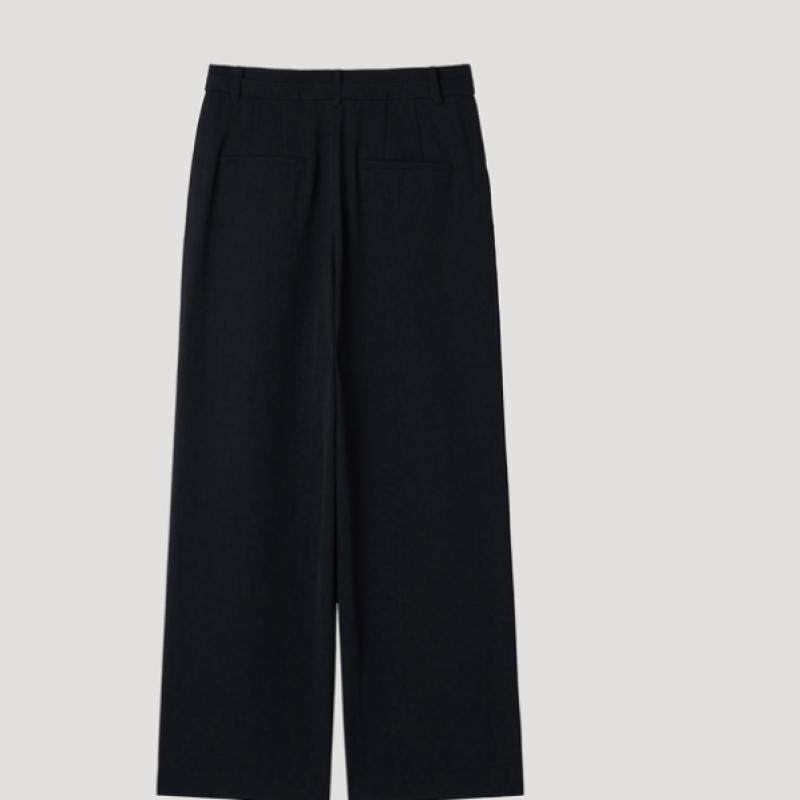 [She S miSS] Two Tuck Back Detail Wide pantS SwwSlp22190 Dn
