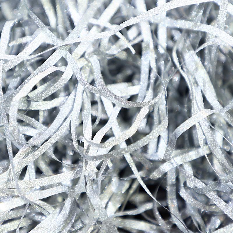 Shimmering Gold & Silver Raffia Shreds for Gift Boxes and Wedding Candy Packaging
