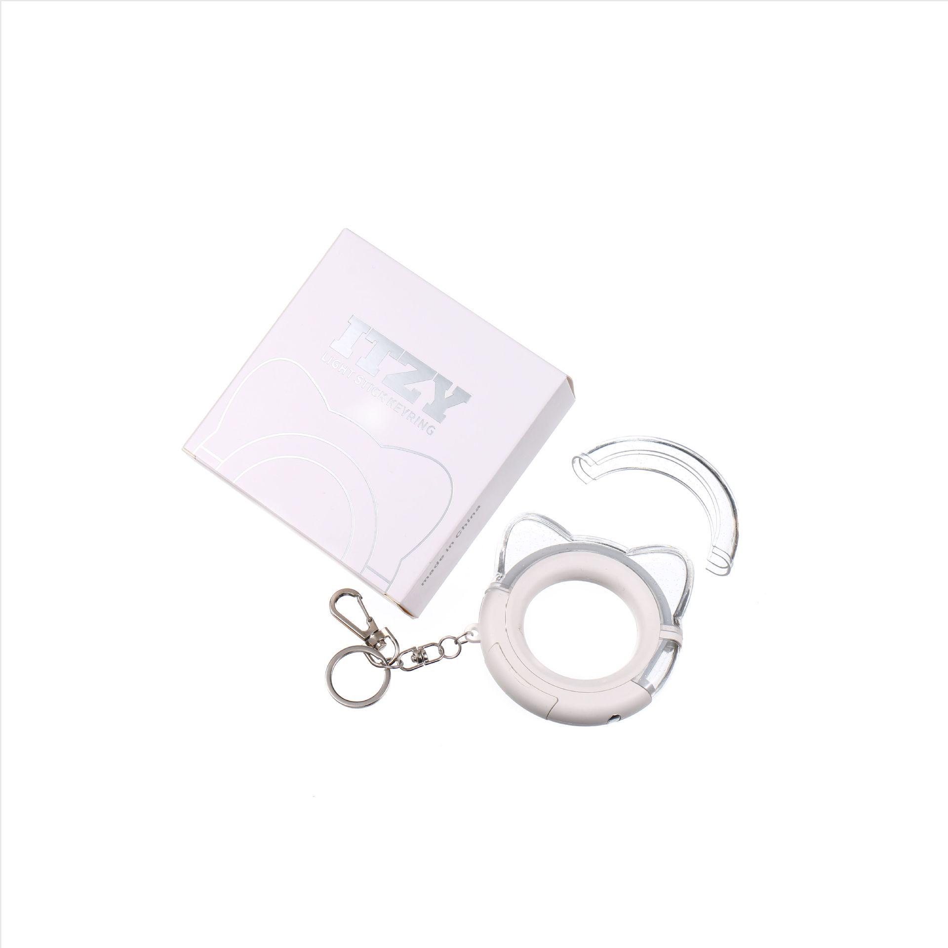 Ключница-подвеска Itzy Mini Light Stick Кольцо-фонарик для концерта